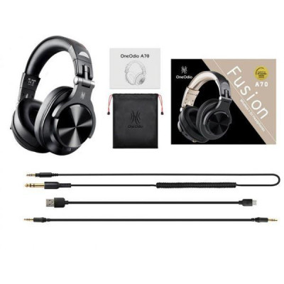 Навушники з мікрофоном OneOdio Fusion A70 Black