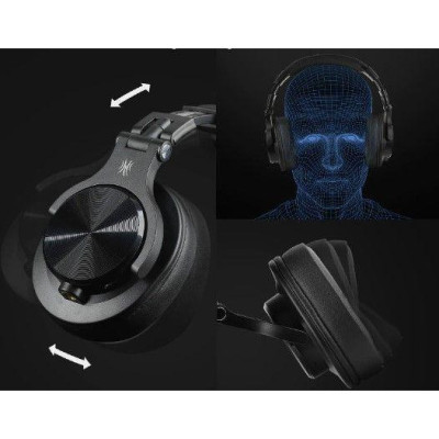 Навушники з мікрофоном OneOdio Fusion A70 Black