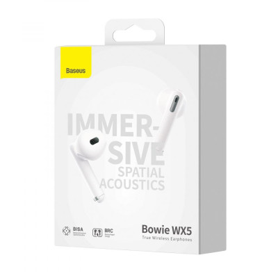 Навушники TWS Baseus WX5 White