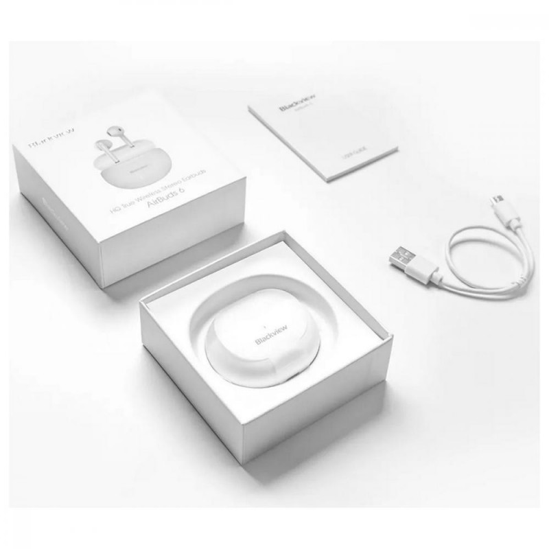 Навушники TWS Blackview AirBuds 6 White