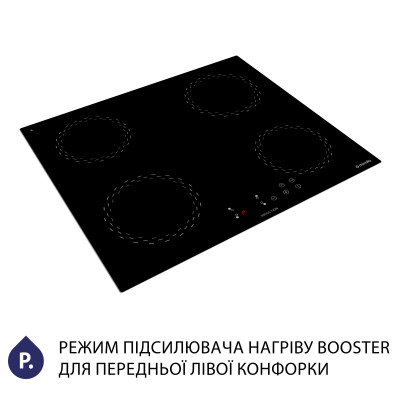 Варильна поверхня електрична Minola MI 6038 KBL