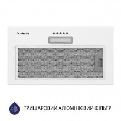 Вбудована витяжка Minola HBI 5614 WH 1000 LED