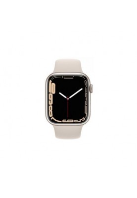 Смарт-годинник Apple Watch Series 7 GPS 45mm Starlight Aluminum Case With Starlight Sport Band (MKN63)