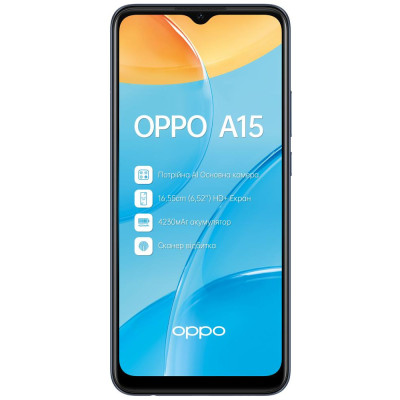Смартфон OPPO A15 2/32GB Dynamic Black