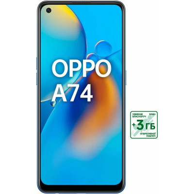 Смартфон OPPO A74 4/128GB Midnight Blue
