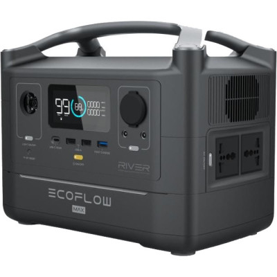 Зарядна станція EcoFlow RIVER Max 576Wh, 160000mAh, 600W (EFRIVER600MAX)