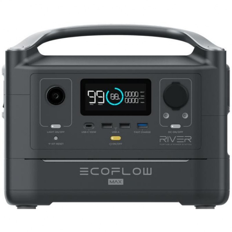 Зарядная станция EcoFlow River Max 576Wh/160000mAh Black (PB930425)