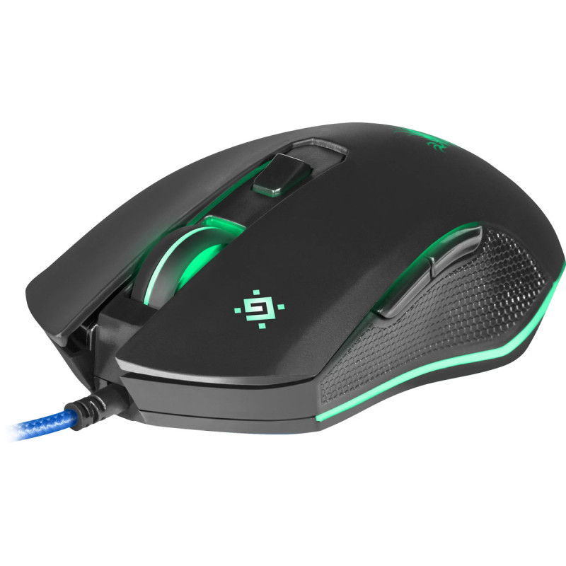 Мишка Defender Sky Dragon GM-090L, 6кн., 3200dpi, (+килимок) підсвітка