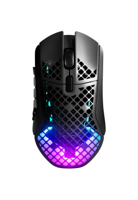 Мишка SteelSeries Aerox 9 Wireless RGB, 18000dpi., 18кн. Black
