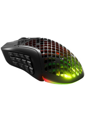 Мишка SteelSeries Aerox 9 Wireless RGB, 18000dpi., 18кн. Black