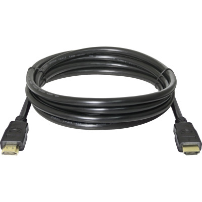 Кабель HDMI M-M, 2.0 м, V1.4, Defender, чорний, HDMI-07 Кабель HDMI M-M, 2.0 м, V1.4, Defender, чорний, HDMI-07