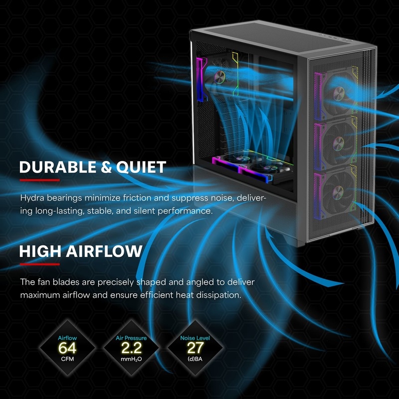 Вентилятор для корпуса 120mm*3 Xilence GAMING XPF360.ARGB PWM