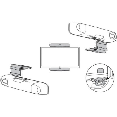 Кріплення Poly P15/R30 Wall Mount for Video Bar Кріплення Poly P15/R30 Wall Mount for Video Bar