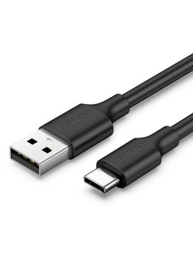 Кабель USB 2.0 AM-Type-C M, 3 м, 3.0A, (18W) Nickel Plating Чорний, US287 UGREEN
