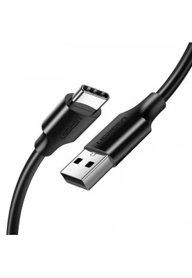 Кабель USB 2.0 AM-Type-C M, 3 м, 3.0A, (18W) Nickel Plating Чорний, US287 UGREEN