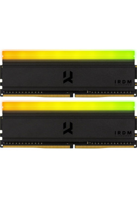 DDR4 16Gb 3600MHz (2*8Gb) GoodRAM IRDM RGB BLACK, Kit Retail