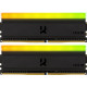 DDR4 16Gb 3600MHz (2*8Gb) GoodRAM IRDM RGB BLACK, Kit Retail