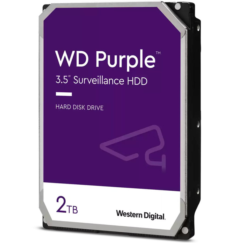 Жорсткий диск HDD 2000Gb, 5400 rpm, WD Purple, 256M, SATA III (WD22PURZ)