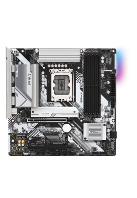 ASRock B760M PRO RS (1700/B760, 4*DDR5, 2xPCIex16, 4xSATAІІІ, 3xM.2, 2.5GLan, 7.1ch, mATX)