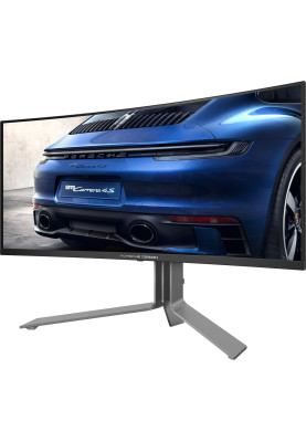 TFT 34" AOC PD34, QD-OLED, WQHD, 240Гц, 0,03мс, вигн., 2хHDMI, DP, USB-C, USB-hub, HAS, кол., чорний