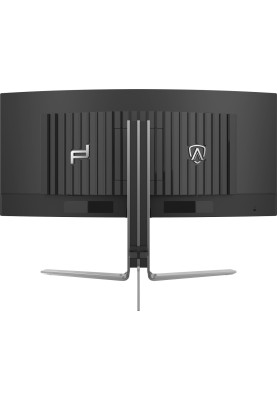 TFT 34" AOC PD34, QD-OLED, WQHD, 240Гц, 0,03мс, вигн., 2хHDMI, DP, USB-C, USB-hub, HAS, кол., чорний
