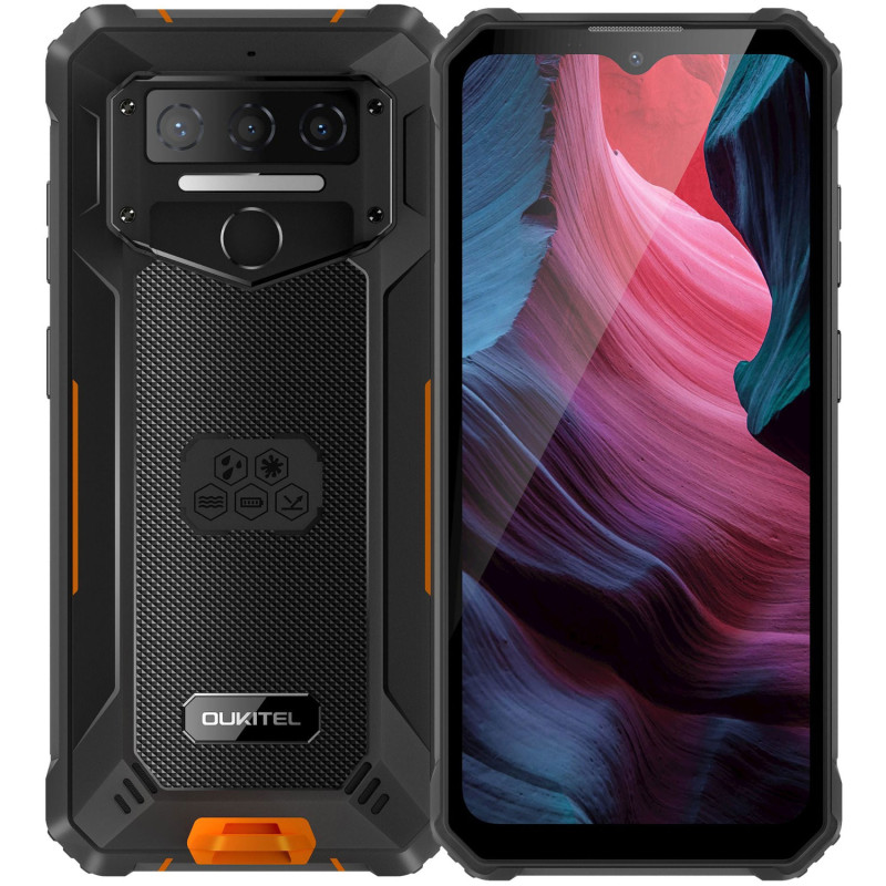 Смартфон Oukitel WP23 pro 6.52"HD+ /8GB/128GB / T606 /10600mAh /13+5Мп/ IP69K /NFC Orange