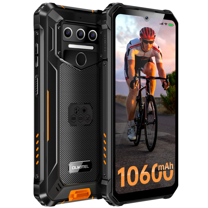 Смартфон Oukitel WP23 pro 6.52"HD+ /8GB/128GB / T606 /10600mAh /13+5Мп/ IP69K /NFC Orange