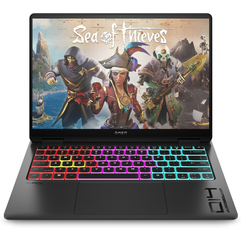 Ноутбук HP OMEN Gaming 14-fb0023ua 14"2.8K OLED,400n/Ultra7-155H(4.8)/16Gb/SSD1Tb/GF RTX 4050,6GB/Підсв/DOS (A49ZTEA)