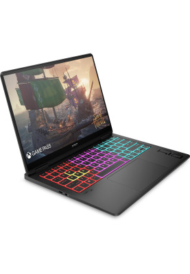 Ноутбук HP OMEN Gaming 14-fb0023ua 14"2.8K OLED,400n/Ultra7-155H(4.8)/16Gb/SSD1Tb/GF RTX 4050,6GB/Підсв/DOS (A49ZTEA)