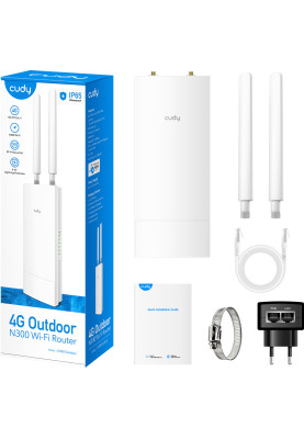 Маршрутизатор Cudy LT400 Outdoor, 4G LTE Cat 4 N300 Wi-Fi Router