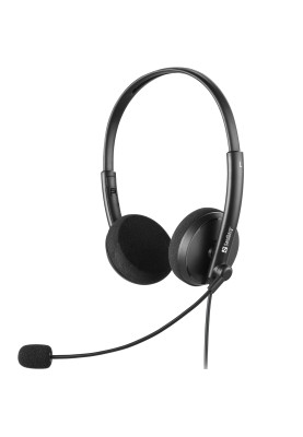 Гарнітура Sandberg MiniJack Office Headset, 3,5мм, Black