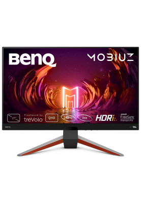 TFT 27" BenQ EX270QM, IPS, QHD, 240 Гц, 1мс, DHDR600, 2xHDMI, DP, USB-hub, HAS, колонки