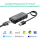 Хаб USB 3.0 Type A -> 3xUSB 2.0 + RJ45 1000M Ethernet Чорний UGREEN