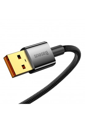 Кабель USB 2.0 AM-Type-C M, 2 м, 5A, (100W) Explorer Series Auto Power-Off CATS000301 Baseus Чорний