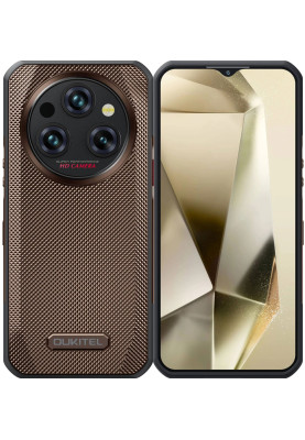 Смартфон Oukitel WP35 5G 6.6" FHD+ /8GB+256GB/ MTK6100+ /11000mAh /64+32Мп/ IP69K /NFC Brown