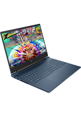 Ноутбук HP Victus 16-s1016ua 16.1" FHD IPS,300n/Ryz5 8645HS (5.0)/32Gb/SSD1Tb/RTX 4060,8GB/Підсв/DOS/Синій (B83BLEA)