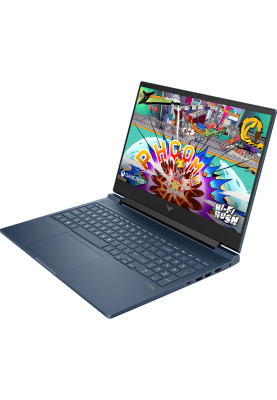 Ноутбук HP Victus 16-s1016ua 16.1" FHD IPS,300n/Ryz5 8645HS (5.0)/32Gb/SSD1Tb/RTX 4060,8GB/Підсв/DOS/Синій (B83BLEA)
