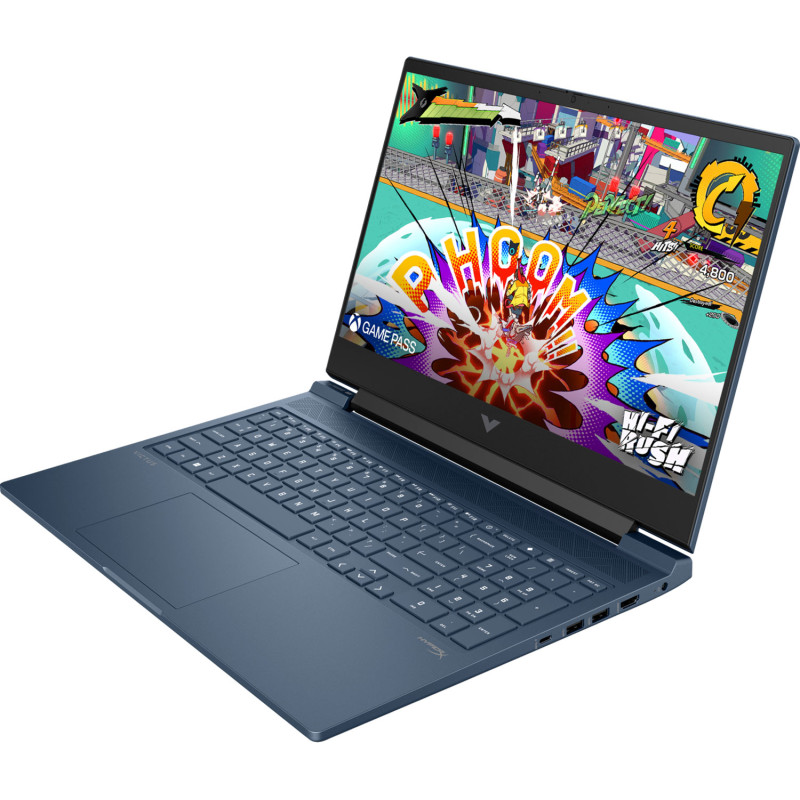 Ноутбук HP Victus 16-s1016ua 16.1" FHD IPS,300n/Ryz5 8645HS (5.0)/32Gb/SSD1Tb/RTX 4060,8GB/Підсв/DOS/Синій (B83BLEA)