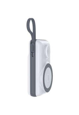 УМБ Choetech Magnetic Wireless  20000mAh 22.5W,USB-A,2xUSB-C PD,QC3.0,Apple Watch charger White