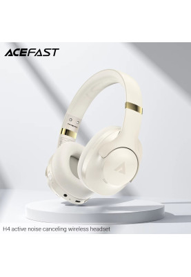 Гарнітура Acefast H4 ANC, Bluetooth, Beige