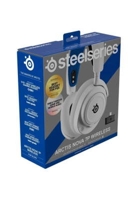 Ігрова гарнітура SteelSeries Arctis Nova 7P Wireless White PC/PS/SW/MAC/MOB