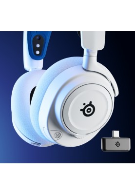 Ігрова гарнітура SteelSeries Arctis Nova 7P Wireless White PC/PS/SW/MAC/MOB