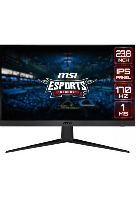 Монітор TFT 24" MSI G2412, FHD, IPS,1ms 170Hz 178/178/DP/2HDMI/HP