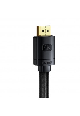 Кабель HDMI M-M, 3m, V2.1 8K,  High Definition Series CAKGQ-L01 Baseus Чорний