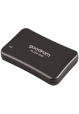 Накопичувач SSD external, USB 3.2 Gen2 Type-C  1 TB, GoodRAM HL200, Black, чорний, Retail