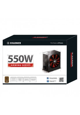 Блок живлення 550W Xilence XP550R10 Gaming series, 120mm, 80+ BRONZE, Retail Box