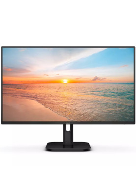 TFT 23.8" Philips 24E1N1300A, IPS, 100 hz, HDMI, USB-C, USB, колонки, чорний