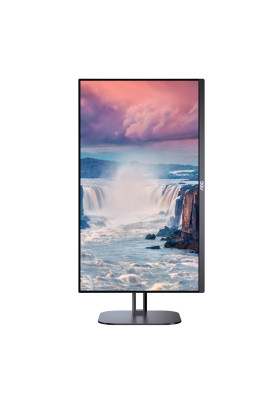 TFT 27" AOC 27V5C/BK, FHD, IPS, 75Гц, 1 мс, HDMI, DP, USB-C, USB-hub, HAS, Pivot, колонки, чорний