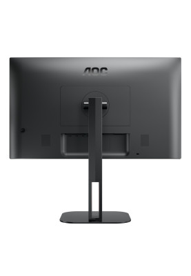 TFT 27" AOC 27V5C/BK, FHD, IPS, 75Гц, 1 мс, HDMI, DP, USB-C, USB-hub, HAS, Pivot, колонки, чорний