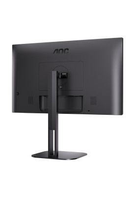 TFT 27" AOC 27V5C/BK, FHD, IPS, 75Гц, 1 мс, HDMI, DP, USB-C, USB-hub, HAS, Pivot, колонки, чорний